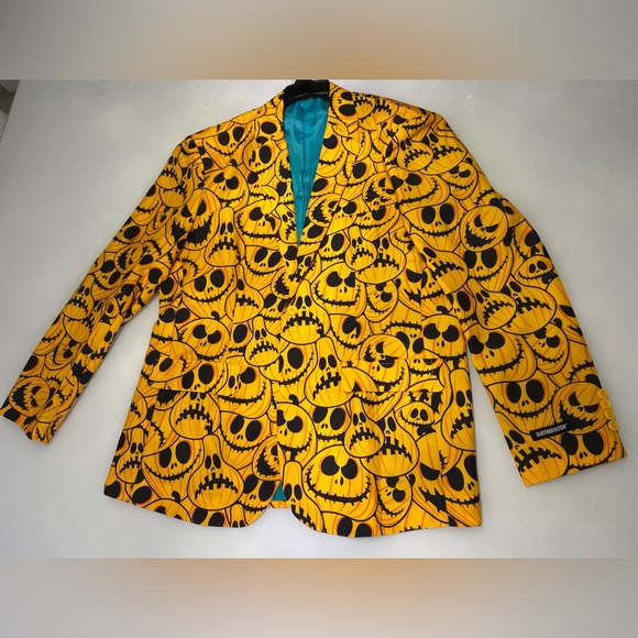 Jack-O-Lantern Jacket Pumpkin Halloween Party Office Fun Favorite SHIPS TODAY! - Picture 1 of 10